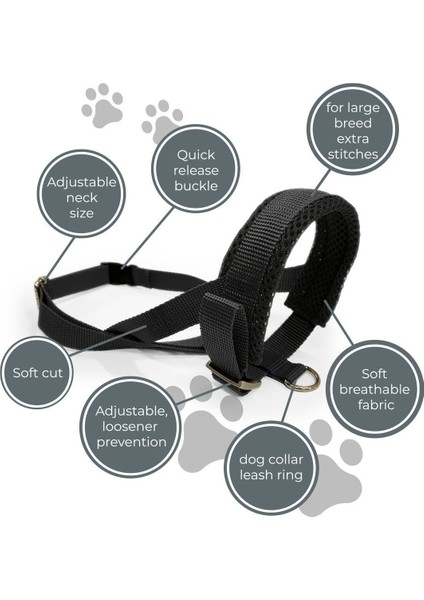 Luxury Renkli Köpek Ağızlığı; Havlama ve Çekiştirme Önleyici; Köpek Ağızlık; Eğitim Tasması 1 Adet modelleri