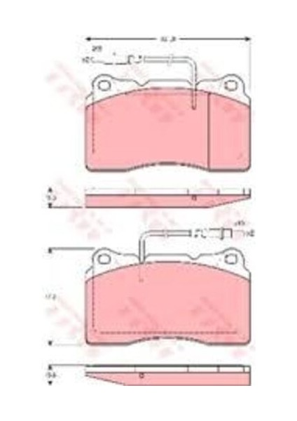 Peugeot 4252.07 Ön Balata P607 00-P807 02- C8 02-Ulysse (02-11