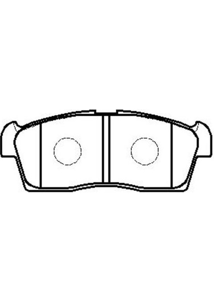 10904-30202 Fren Balata Takımı Ön Şimli Carry 1999-