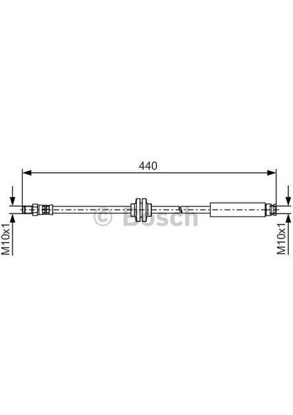 1987481484 Fren Hortumu; Arka. 440.00 mm