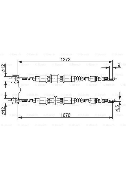 1987477136 Fren Teli 1272 mm