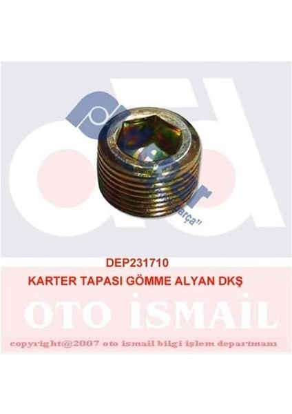 1710 Karter Tapası Gömme Alyan Doğan Kartal Şahin