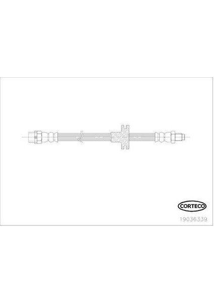 19036339 Ön Fren Hortumu Bmw X5 01-