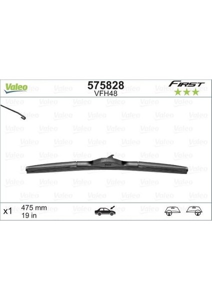575828 Silecek Fist Hibrit VFH48 (X1) (480MM)