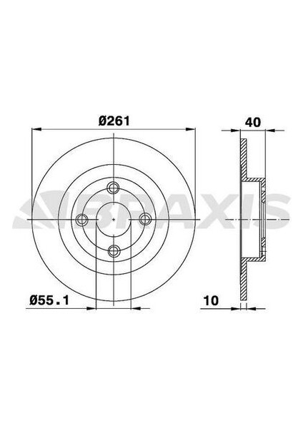 AE0466 Arka Fren Disk Aynası 323 S Vı Bj 1.4 16V 1.4 16 09 98 10 03 323 F Vı Bj 1.4 1.6 2.0 Td 2.0 1.4 16V B26Y26251