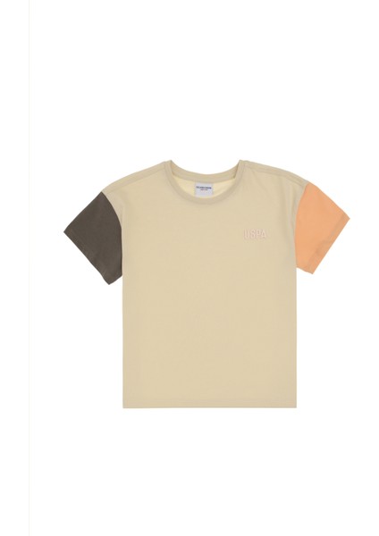 Erkek Çocuk Açık Haki Tişört 50307154-VR183 fiyatları