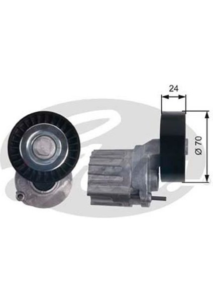 T38427 V Kayış Gergi Rulmanı Golf Vı Polo Jetta Passat Cadd