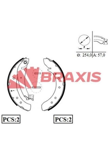 AC0026 Arka Fren Pabuçlu Balata Boxer Jumper Ducato 1800KG Expert Iıı Jumpy Iıı Scudo Iıı 06- 9945884
