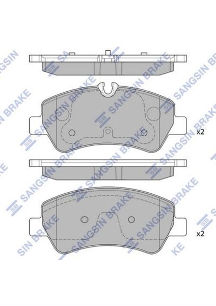 Sangsıng SP1884 Arka Balata Ford Tourneo Custom-Transit Custom 2.2 Tdcı 12-