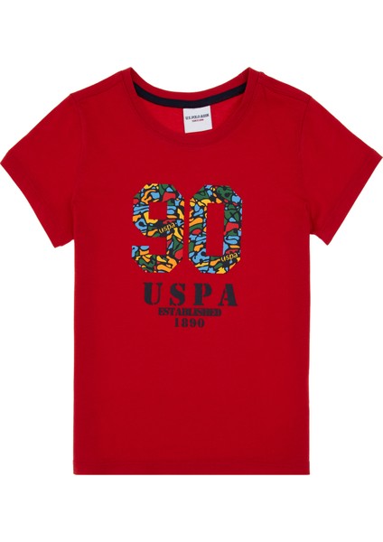 Erkek Çocuk Kırmızı Tişört 50307268-VR030