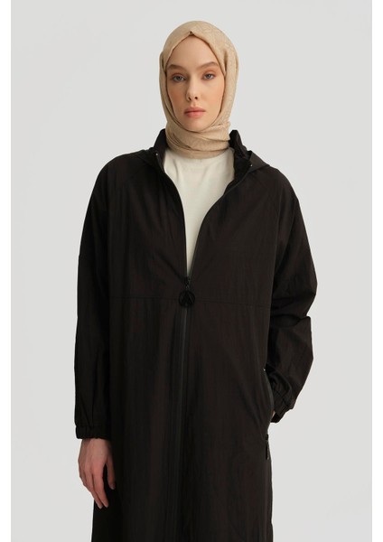 Paraşüt Kumaş Giy Çık 25YH817 Siyah