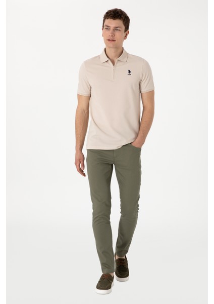 Erkek Koyu Haki Pantolon (Kanvas-Chino) 50309119-VR111