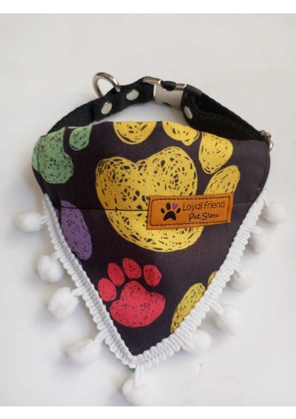 Luxury Köpek Tasma Fular 20-35 cm Metal Tokalı ve Ayar Tokalı 1 Adet