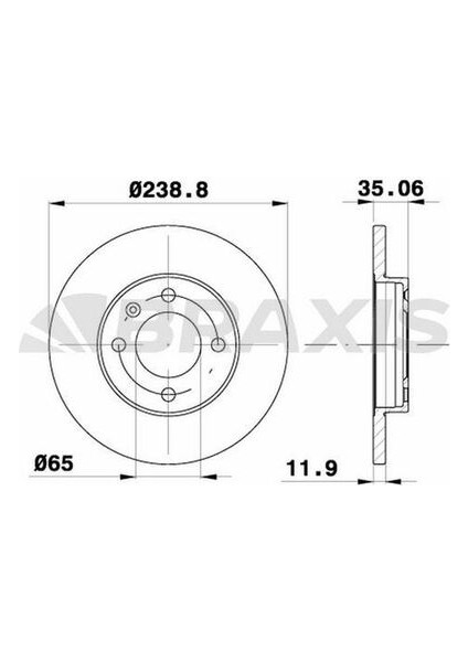 AE0052 Ön Fren Disk Aynası Golf I Iı Iıı 1.6 1.8 1.9d 1.9td 74 83 Passat 1.6 1.6d 1.6 Td 1.8 73 87 321615301