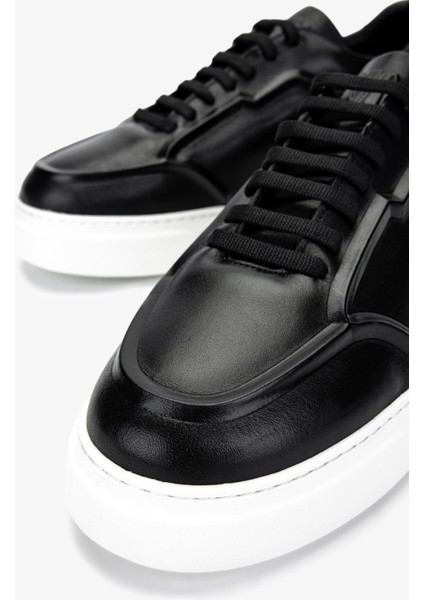 Erkek Deri Siyah Deri Sneakers & Spor Ayakkabı 1110 105 Erk Ayk Y25 Sıyah Dr modelleri