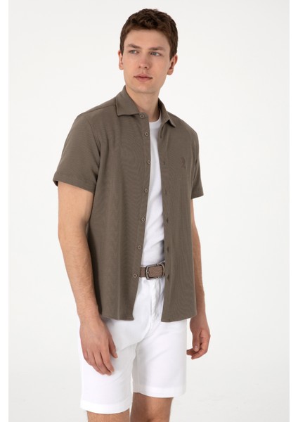 Erkek Vizon Gömlek Örme 50300367-VR052 modelleri