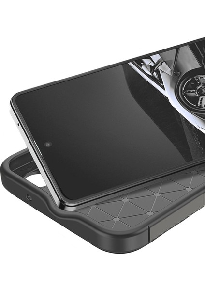 Samsung Galaxy A26 Kılıf Focus Carbon Silikon Kapak