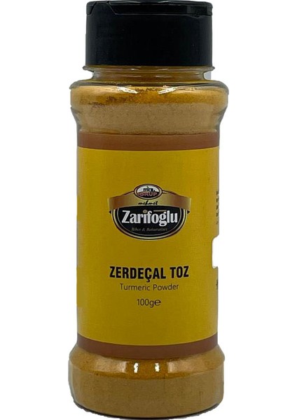 Zerdeçal Toz Pet 100 gr Küçük Boy