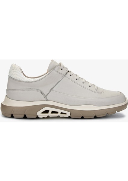Erkek Deri Bej Casual Ayakkabı 128 256073 Erk Ayk Y25 Bej Dr