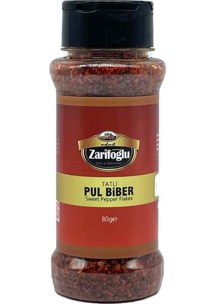 Tatlı Pul Biber Pet 80 gr Küçük Boy