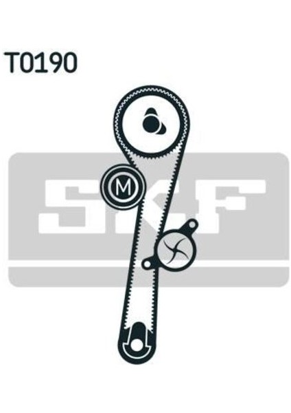 VKMC06002 Triger Eksantrik Gergi Seti Devirdaimlı Clıo Iı Clıo Iıı Clıo Iv Logan Sandero 1.2 D4F