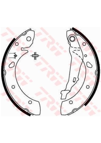 GS8632 Arka Pabuç Balata Avensis 1.6 1.8 2.0 1.6VVT-I 1.8VVT-I 2.0 Vvtı 2.0td 2.0d-4d 98 03 228X36 449505020