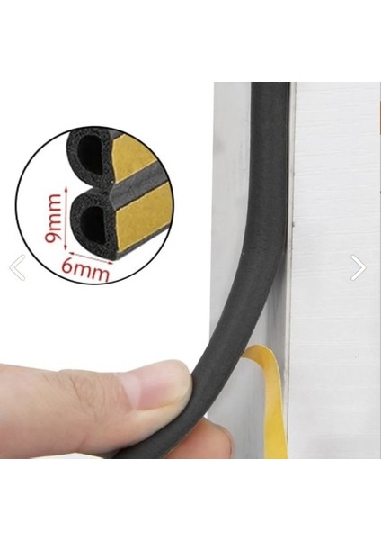 BNP11 Rodex 2310 Kapı Pencere Bandı 9*6mm - Beyaz