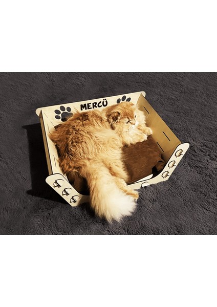 Luxury Özel Tasarım Ahşap Kedi Yatağı (Yastıklı/yastıksız Seçenekli) 1 Adet fiyatları