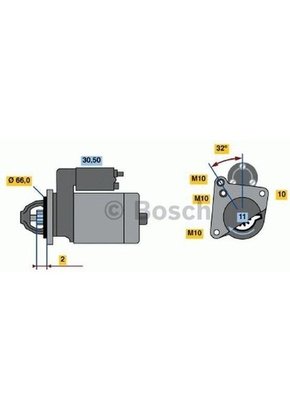 1108180 Marş Motoru R19 Clıo Iı Kangoo 1.9d 9 Dış 12V
