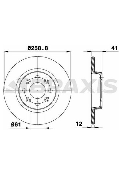AE0051 Ön Fren Aynası Diski Dacia Logan 04-Sandero 08-Twingo I Iı Smart Fortwo 1.0 1.2 1.4 1.5dcı 1.6 Abs'li Araçlar Için 7701208252