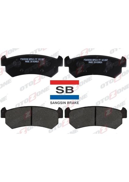 FDA9008 Arka Balata Lacetti 1.4-1.6-1.8 04 Nubira 1.4-1.6-1.8 2.0 04 GDB3348 96405131