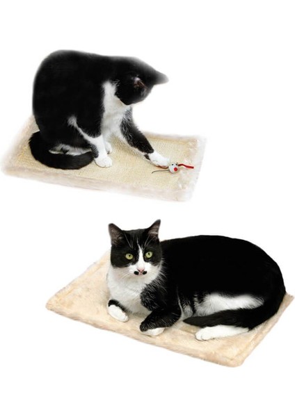 Luxury Pofuduk Kedi Halısı 5 Adet 40X40 cm Yumoş ( Kedi Evi - Kulübeleri Boyutlarına Uygundur ) 1 Adet