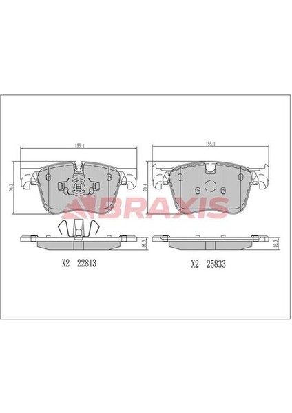 AA0693 Fren Balatası Ön Ds 7 17-3008-5008-PARTNER-RIFTER 16-Grandland 17-Combo E 18- 1623162380