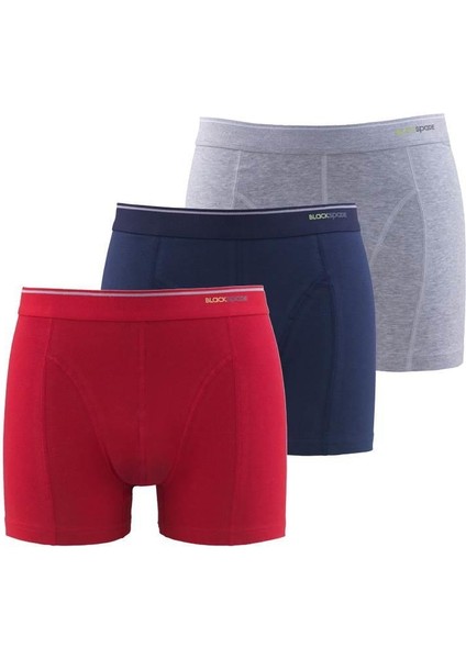 Tender Cotton 3'lü Asorti Boxer 9673 - 953