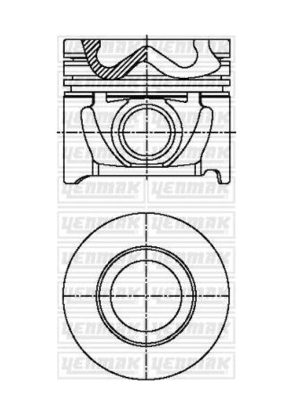 31-4444-0 Piston Segman (Adet) Std 03-06 Accent-Getz Dizel *83*