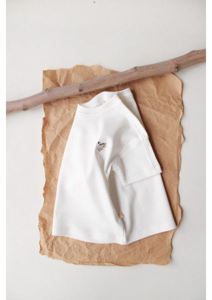 Koala Nakışlı Oversize T-Shirt