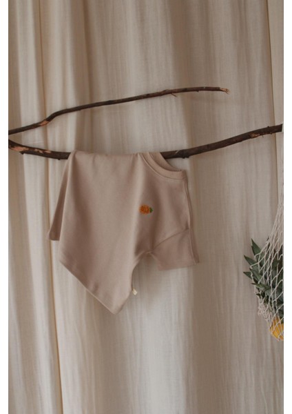 Ananas Nakışlı Oversize T-Shirt indirimleri