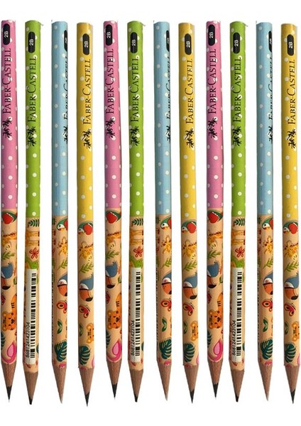 Sevimli Dostlar Yuvarlak Kurşun Kalem 8 Adet 1 Paket Faber Kurşun Kalem 2b Siyah Kurşun Kalem Sevimli Dostlar Desenli 2b Kalem