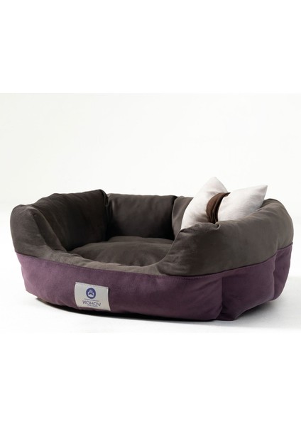 Luxury Elips Deluxe Seri Ultra Soft Yıkanabilir Iç Mekan Kedi ve Köpek Yatağı (50*40) Small Hediyeli 1 Adet
