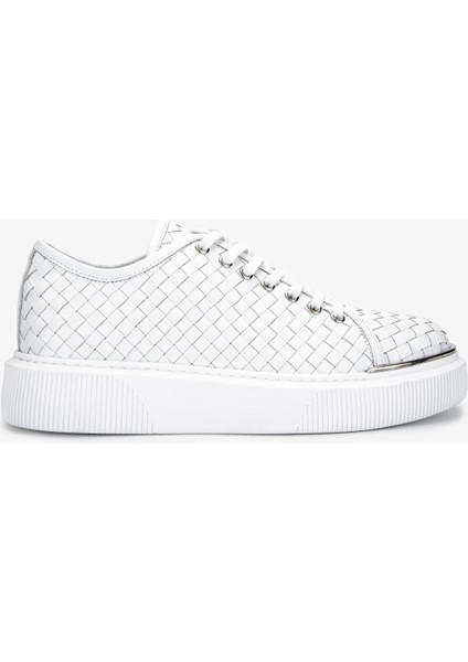 Erkek Deri Siyah Sneakers & Spor Ayakkabı 352 22214 Erk Ayk Y25 Sıyah Orgu