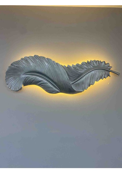 Aplik Ledli Lityum Bataryalı Dekoratif Duvar Aydınlatma 115 x 40 cm