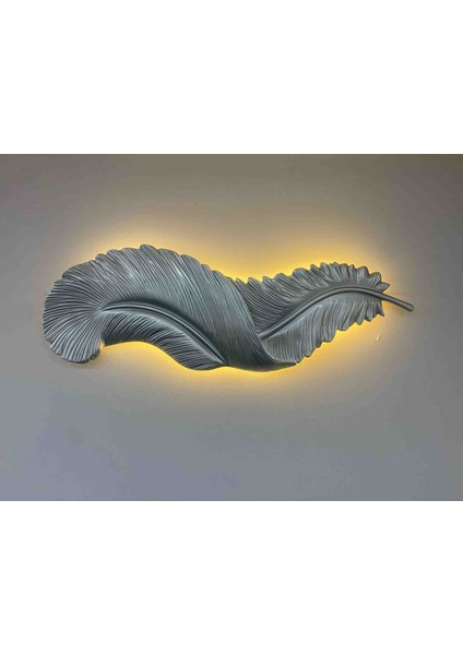 Aplik Ledli Lityum Bataryalı Dekoratif Duvar Aydınlatma 115 x 40 cm