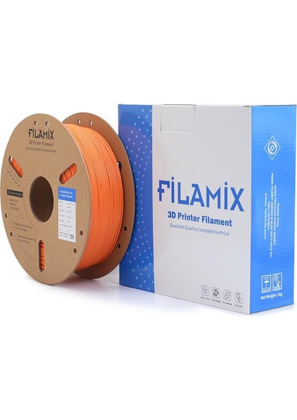 Pla+ Filament 1.75MM 1kg (100MM/S) Turuncu