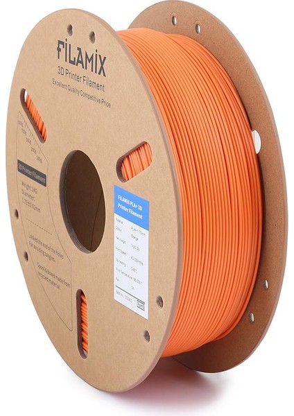 Pla+ Filament 1.75MM 1kg (100MM/S) Turuncu fiyatları