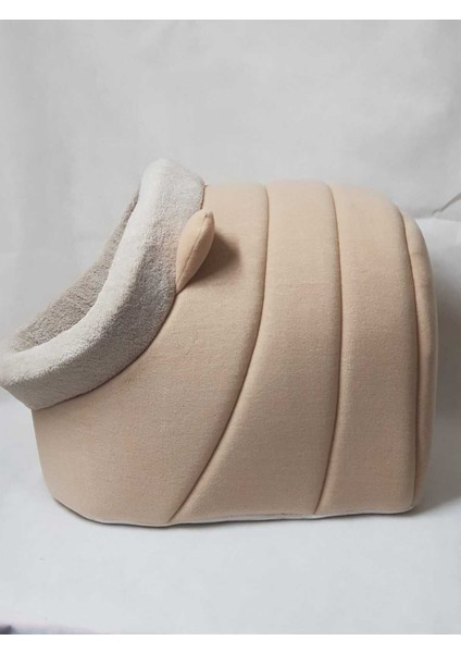 Luxury Kedi ve Küçük Irk Köpek Yatağı Yuvası Polar Kulaklı Alaska PLRKLKALASKA202401 1 Adet