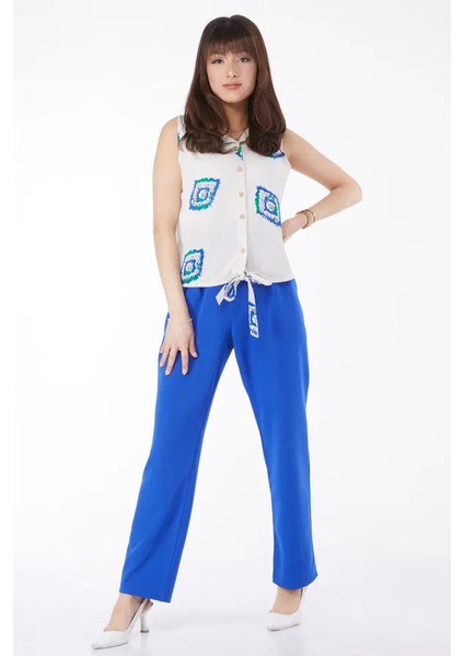 Etek Ucu Bağlamalı Desenli Gömlek fiyatları