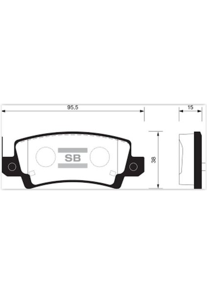 SP1672 Balata Arka Disk Mazda Cx-5 11 K0Y12648ZC