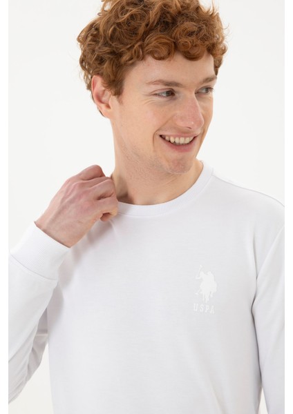 U.s. Polo Erkek Slim Fit O Yaka Spor Sweatshırt 1823935 Gour modelleri