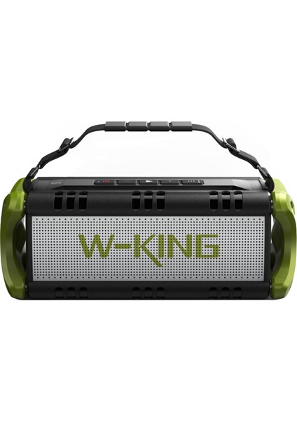 W-Kıng D8-1 Bluetooth Hoparlör, 90W Ultra Bass Boombox, 40 Saat Çalma Süresi, Ipx6 Suya Dayanıklı, Kablosuz Stereo Tws, Powerbank/tf/aux/bluetooth5.0/nfc, Ses Bombası
