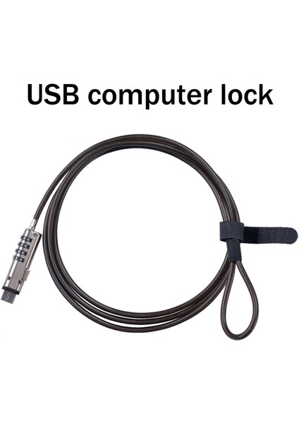 USB Şifre Kilidi Bilgisayar Kilidi Şifre Koruma Hırsızlık Önleme Kilidi (Yurt Dışından)